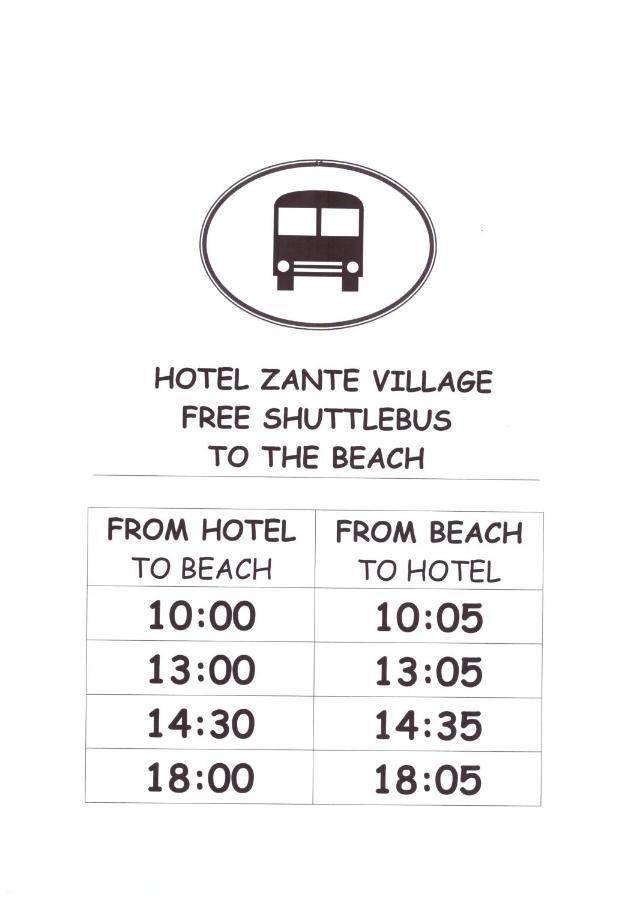 Zante Village Hotel Alikanás Eksteriør bilde